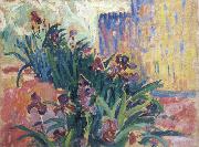 Paul Signac irises France oil painting artist